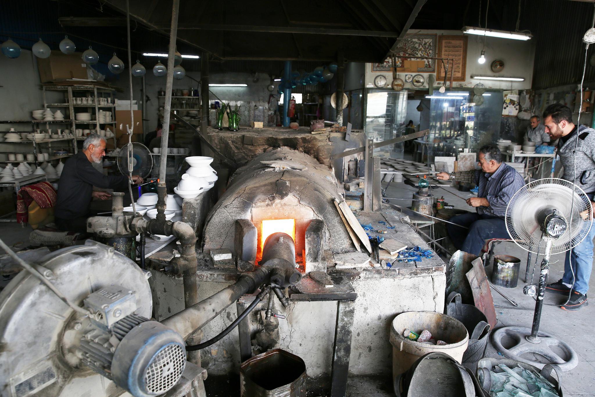 希伯伦的玻璃工厂