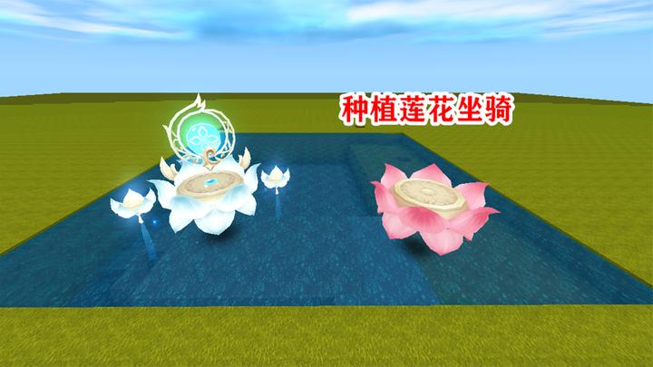 迷你世界:小表弟给你一个莲花种子,几天就能长出一个新坐骑