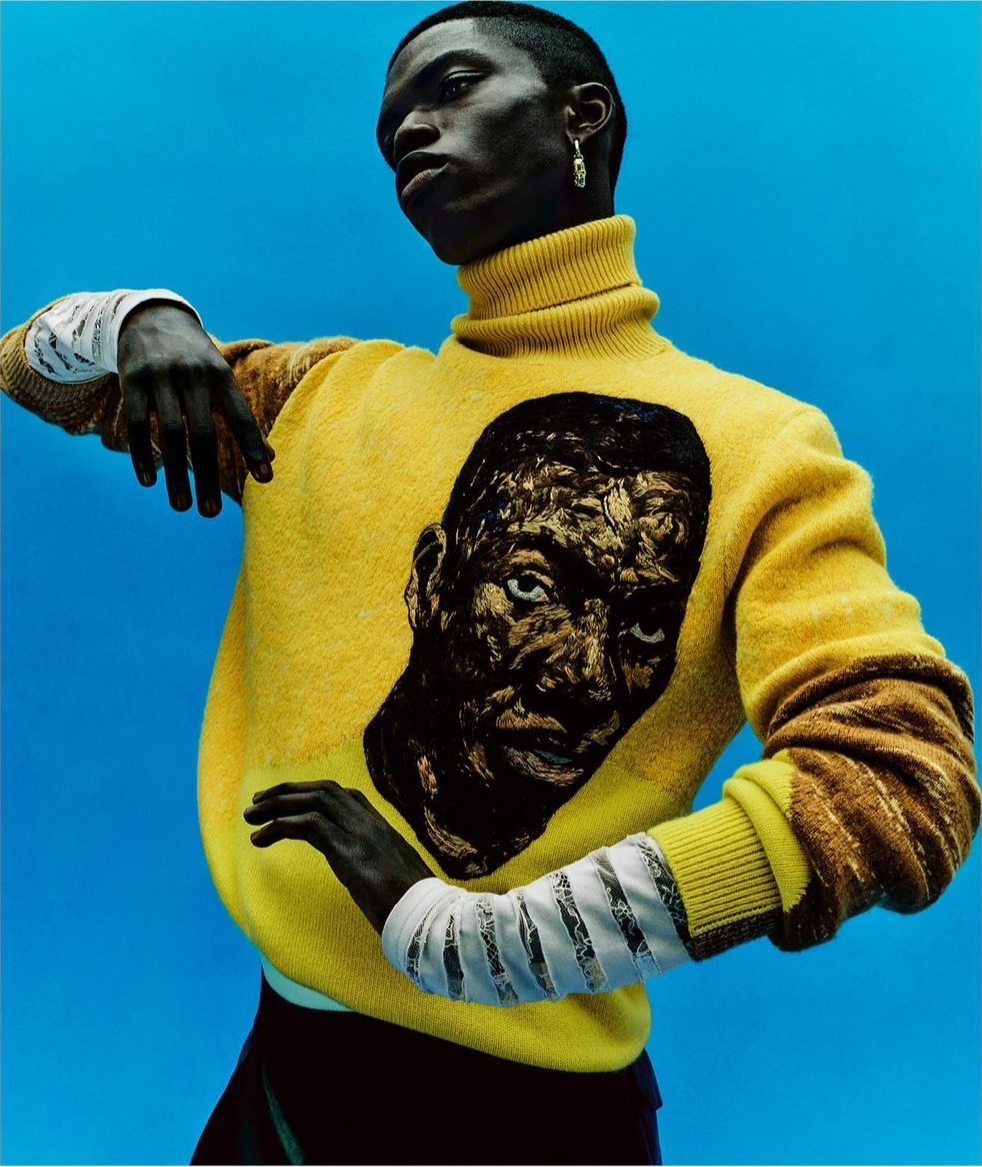 xkennyscharf怪诞化卡通dior men 2021 秋季系列除了深刻的社会寓意