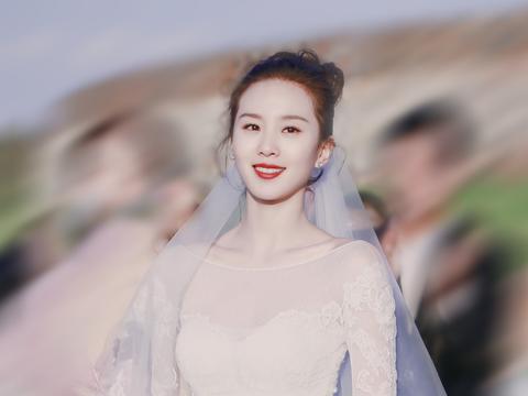 女明星婚纱造型杨紫娇俏赵丽颖耍酷刘诗诗仙女落泪