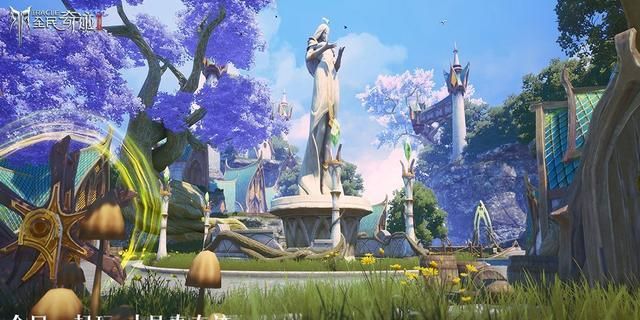 当玩家漫步在精灵之森的时候,首先映入眼帘的便会是生命之树.