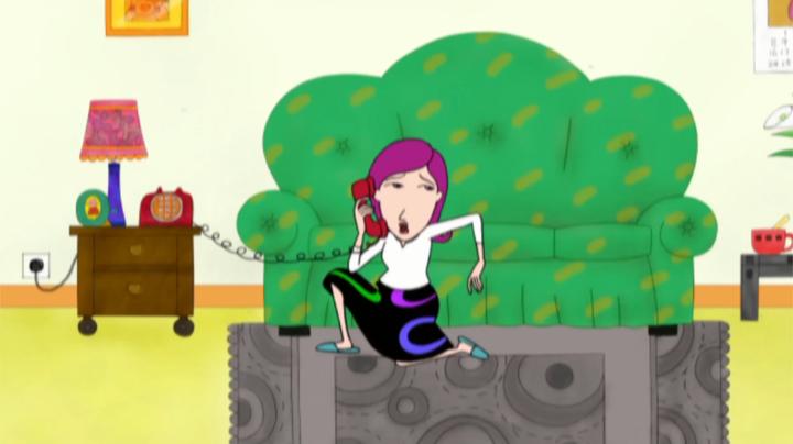 大耳朵图图:妈妈要被图图烦死了,打电话也不消停,都没法说话了