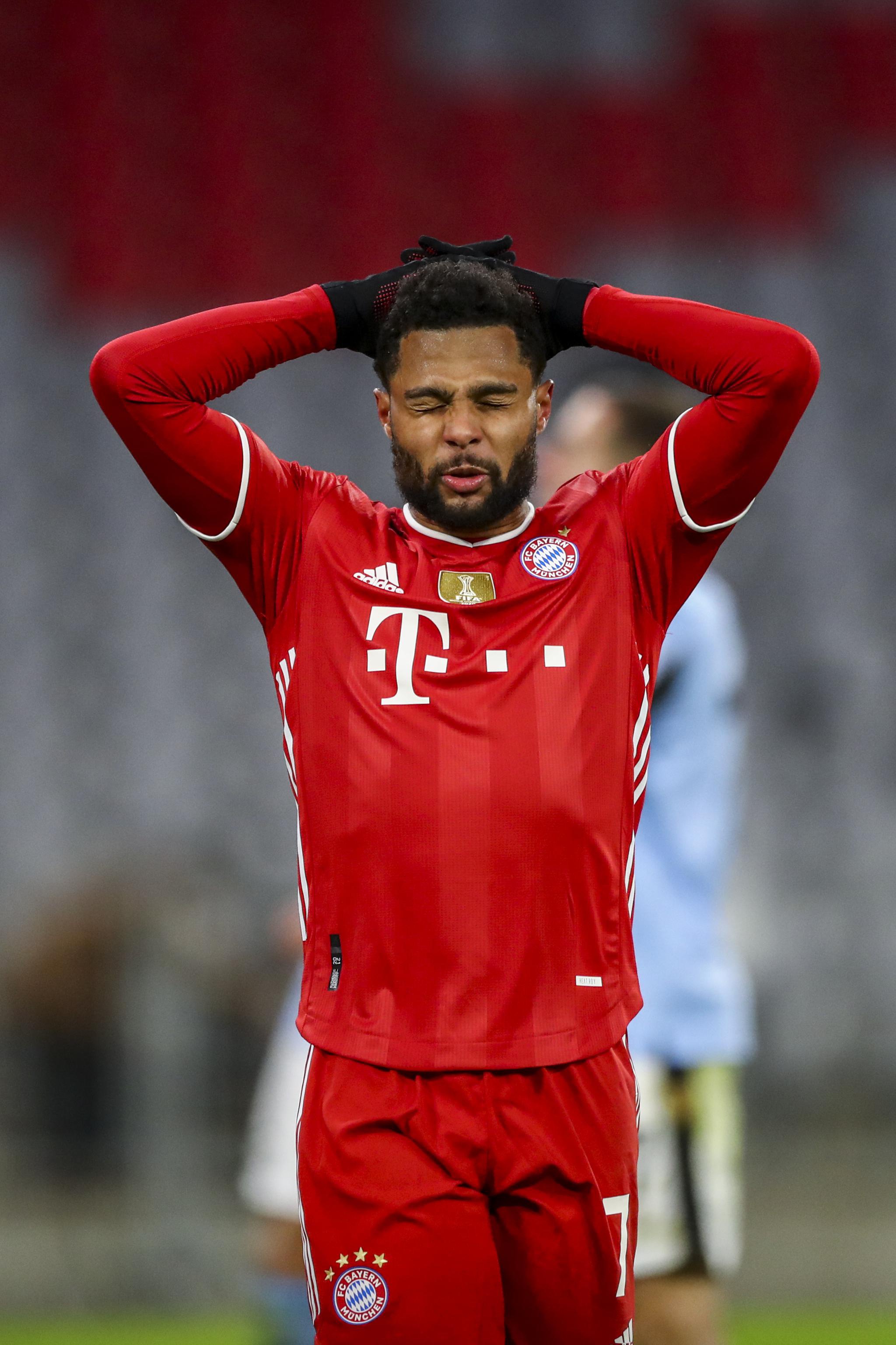 3月17日,拜仁慕尼黑队球员格纳布里在比赛中.新华社/美联