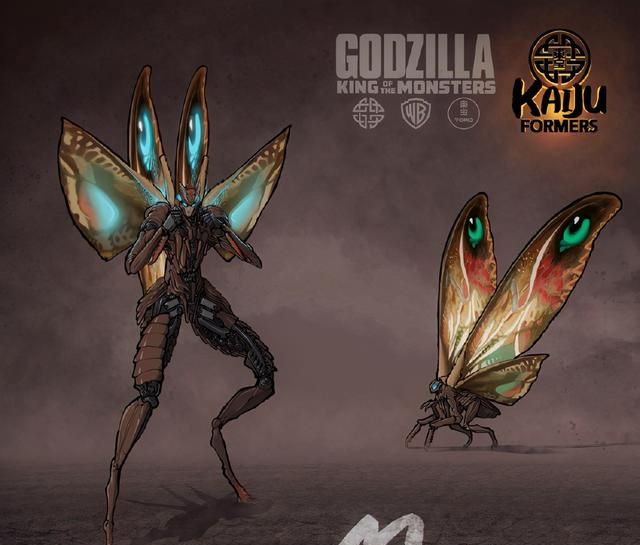 电影中的钢索,人形载具的配色进行了全新改变,更接近哥斯拉的配色