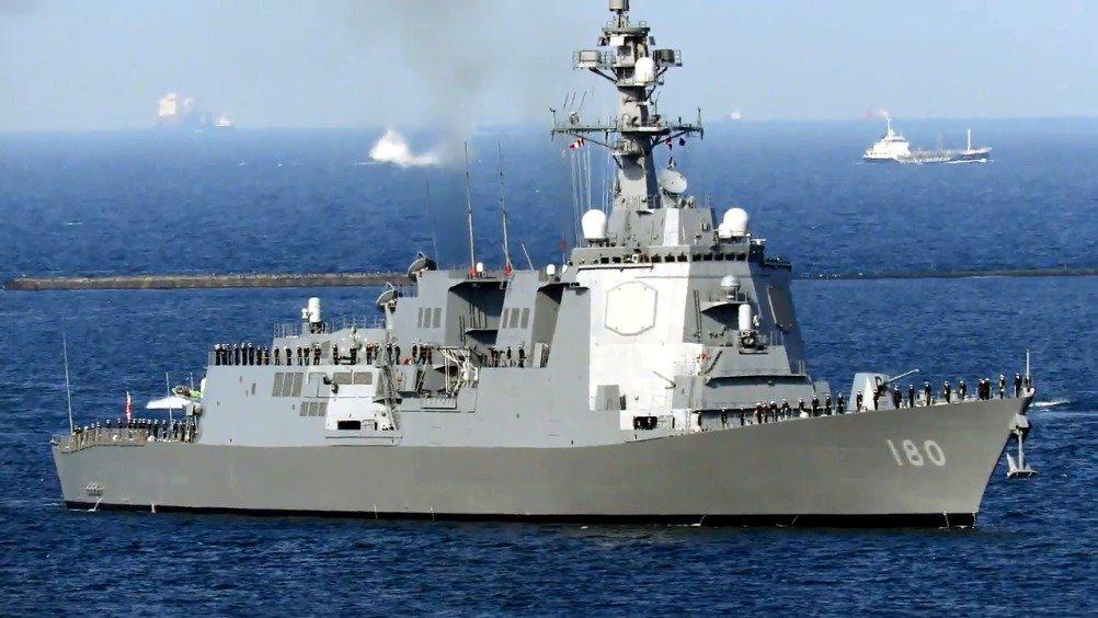 围观一下日本海自新入役的摩耶级导弹驱逐舰羽黑号(ddg-180)