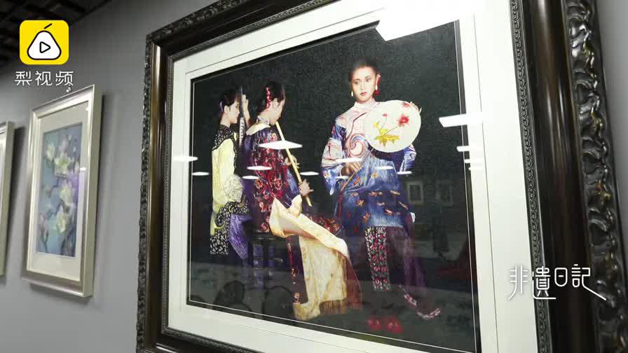 针尖上的“非遗”！盛京满绣第4代传人打破传内不传外传统|非物质文化遗产|满族|女真|刺绣|婉容_新浪新闻