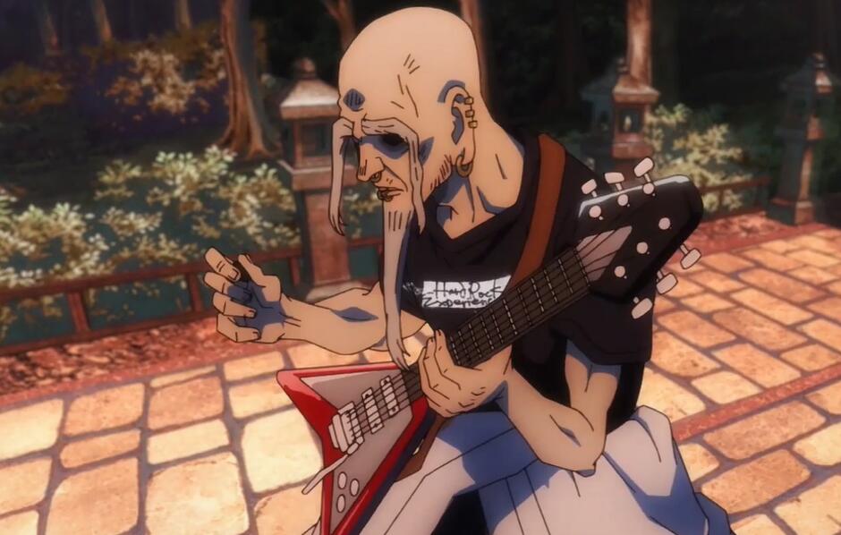 b站400万粉up主更新怪视频电吉他真能除魔咒术回战诚不欺我