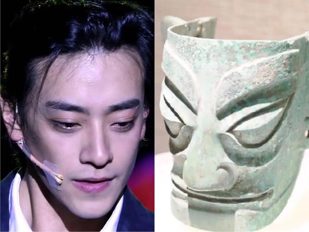郑云龙成三星堆在逃文物,小时候都长一样