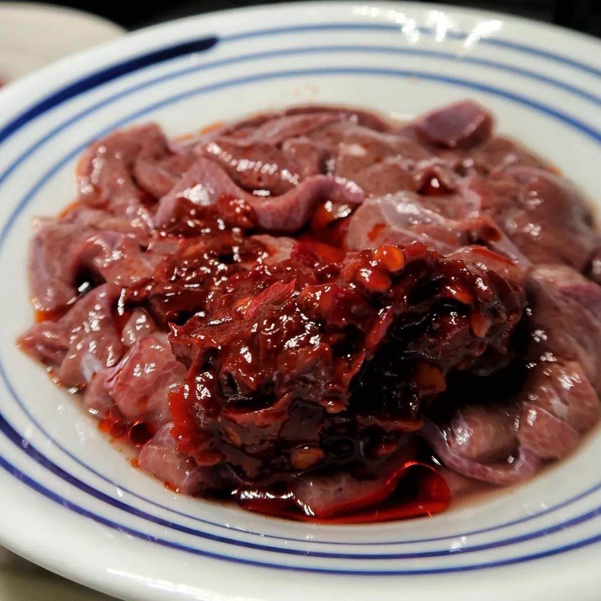 不太喜欢上浆出来的嫩猪肝带一点嚼头比较对我胃口