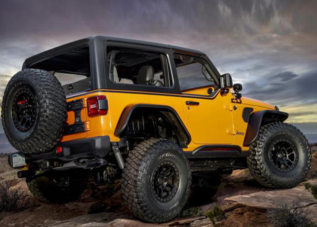 牧马人橙色概念车官图发布性能与跑车媲美