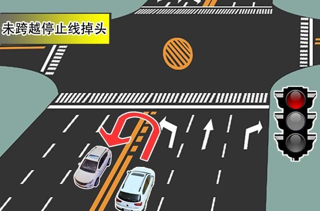 如果没有掉头灯在路口掉头也要特别留意红绿灯状态,如果没有左转指示