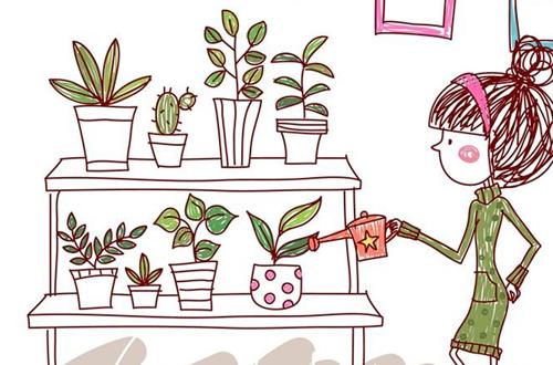 如何正确给花浇水