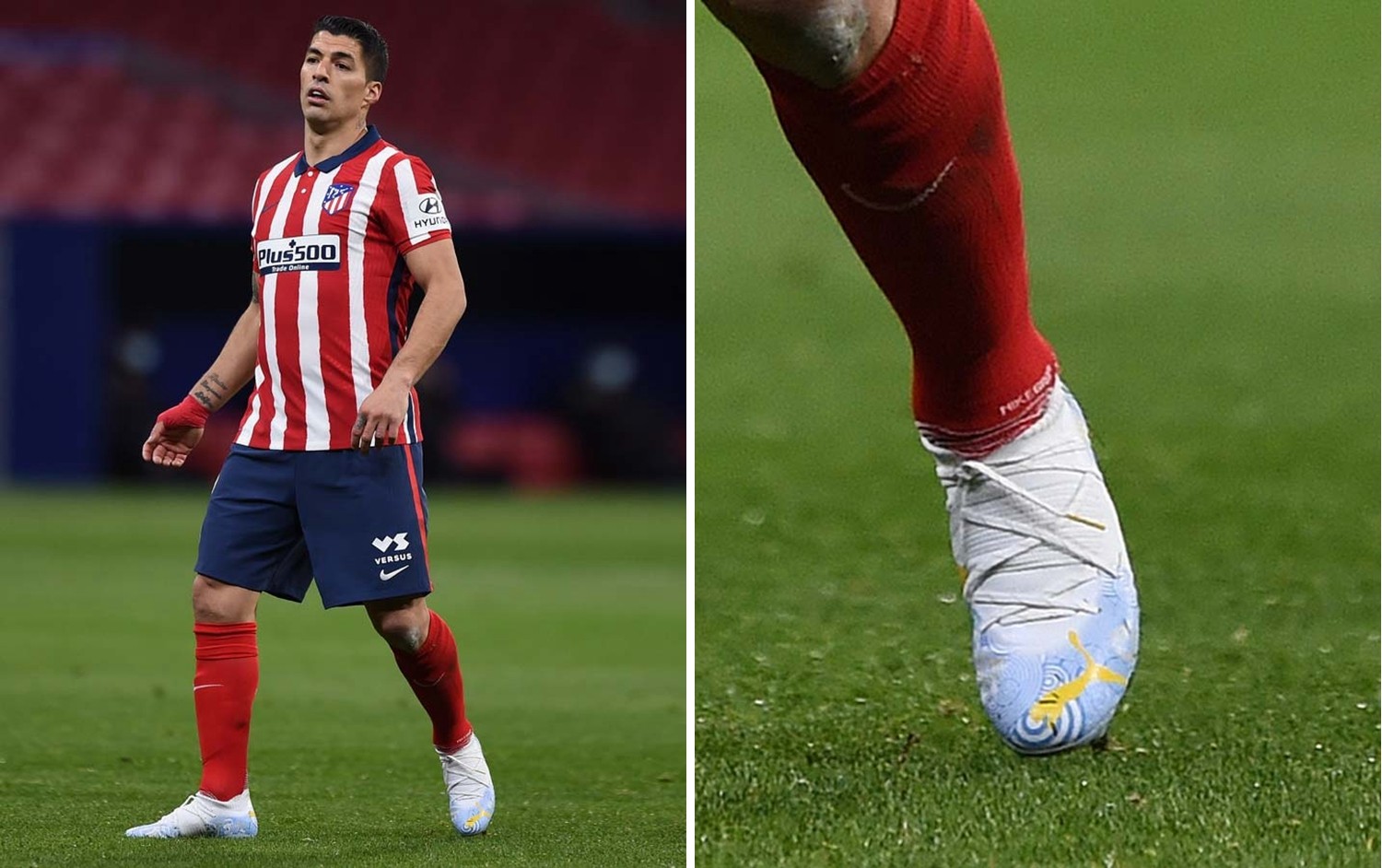 puma为苏亚雷斯推出"500 goal"特别版future z足球鞋