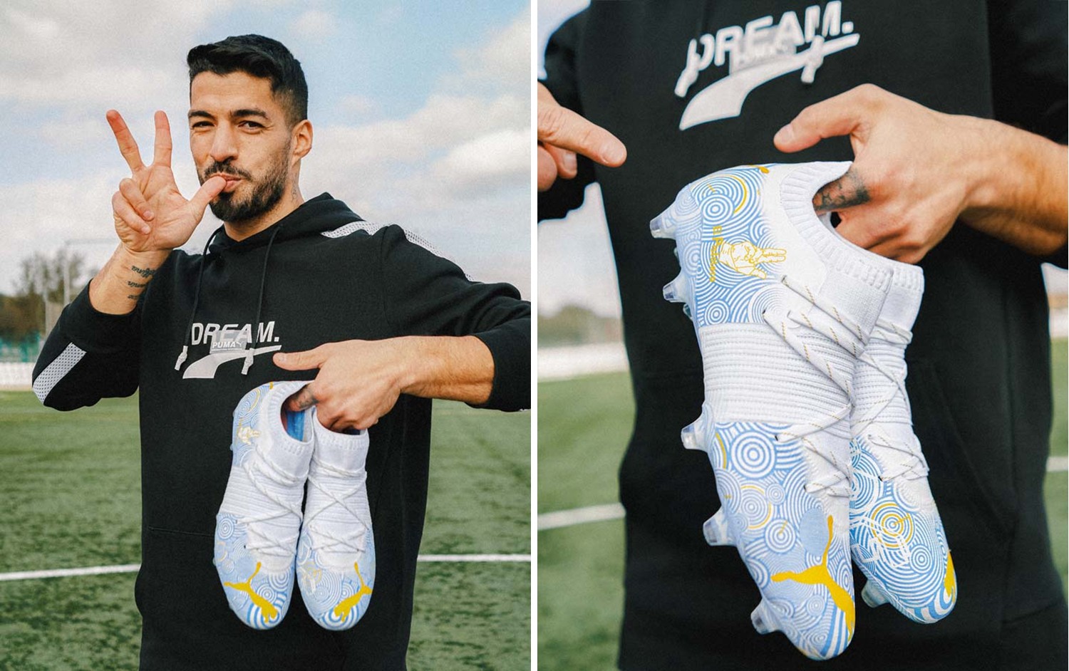 puma为苏亚雷斯推出"500 goal"特别版future z足球鞋