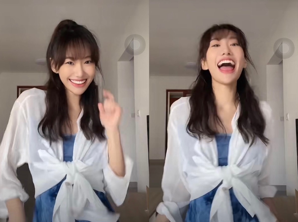 女儿紧身裙炫小蛮腰,嘴巴大占半张脸,曾被批演技气质不如妈|邹元清