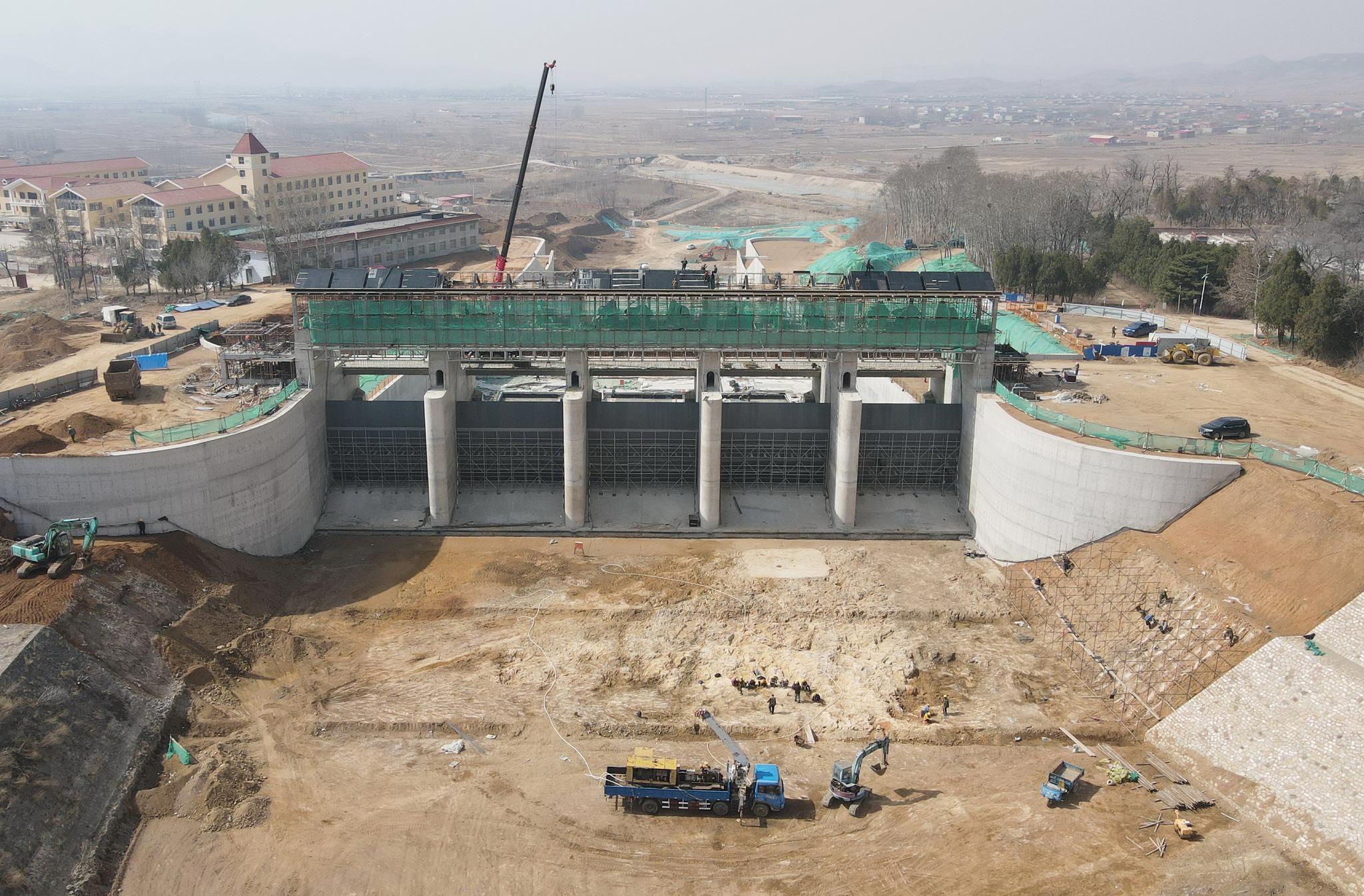 河北秦皇岛洋河水库除险加固工程主体工程完工