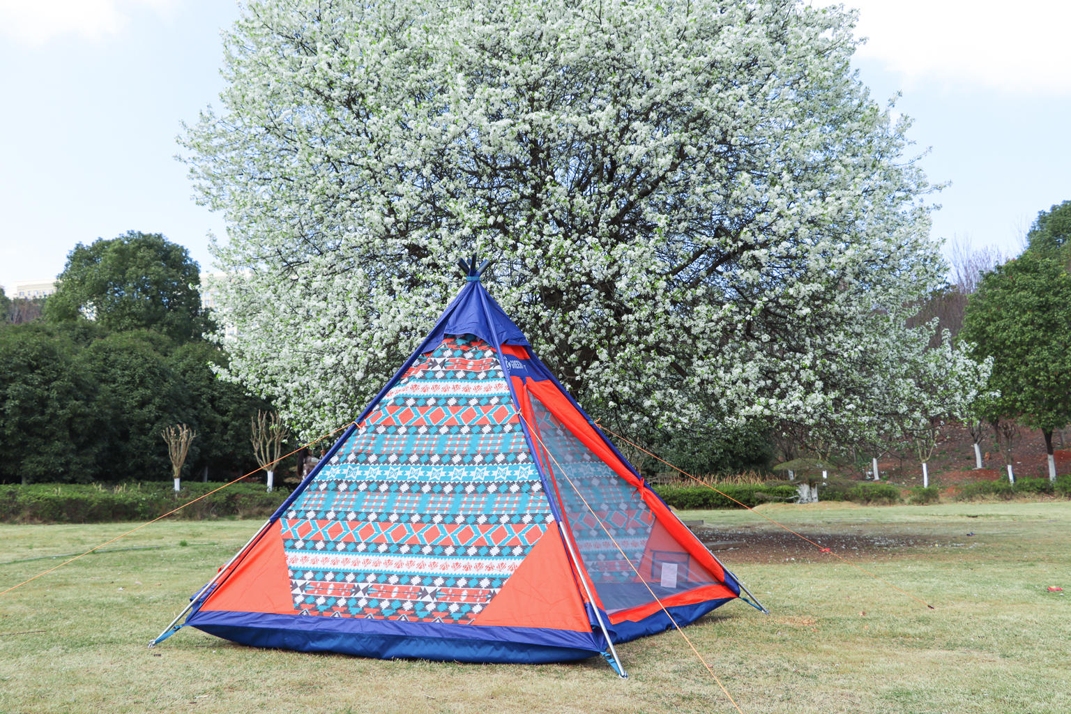 搭建属于你的户外"基地",图途印第安三角帐篷体验