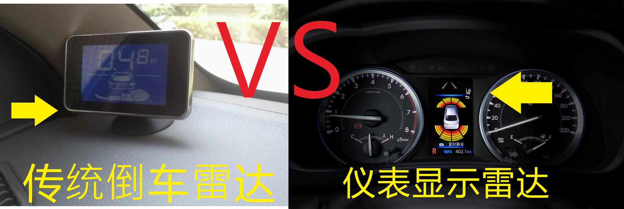 为什么越来越多人喜欢原车仪表显示倒车雷达附适用车型表