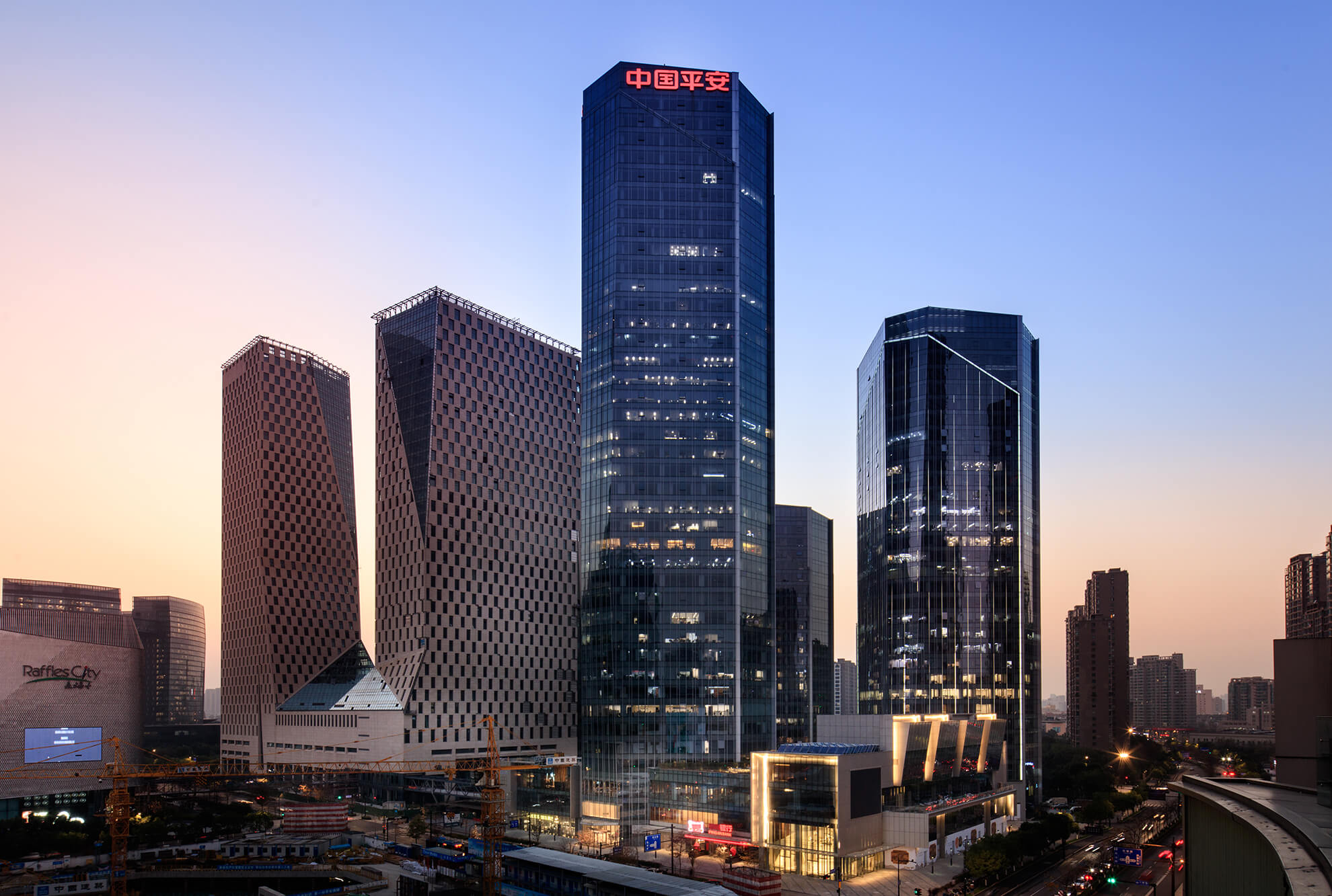 a级杭州平安金融中心位居江干区商务楼宇等级评定结果前列