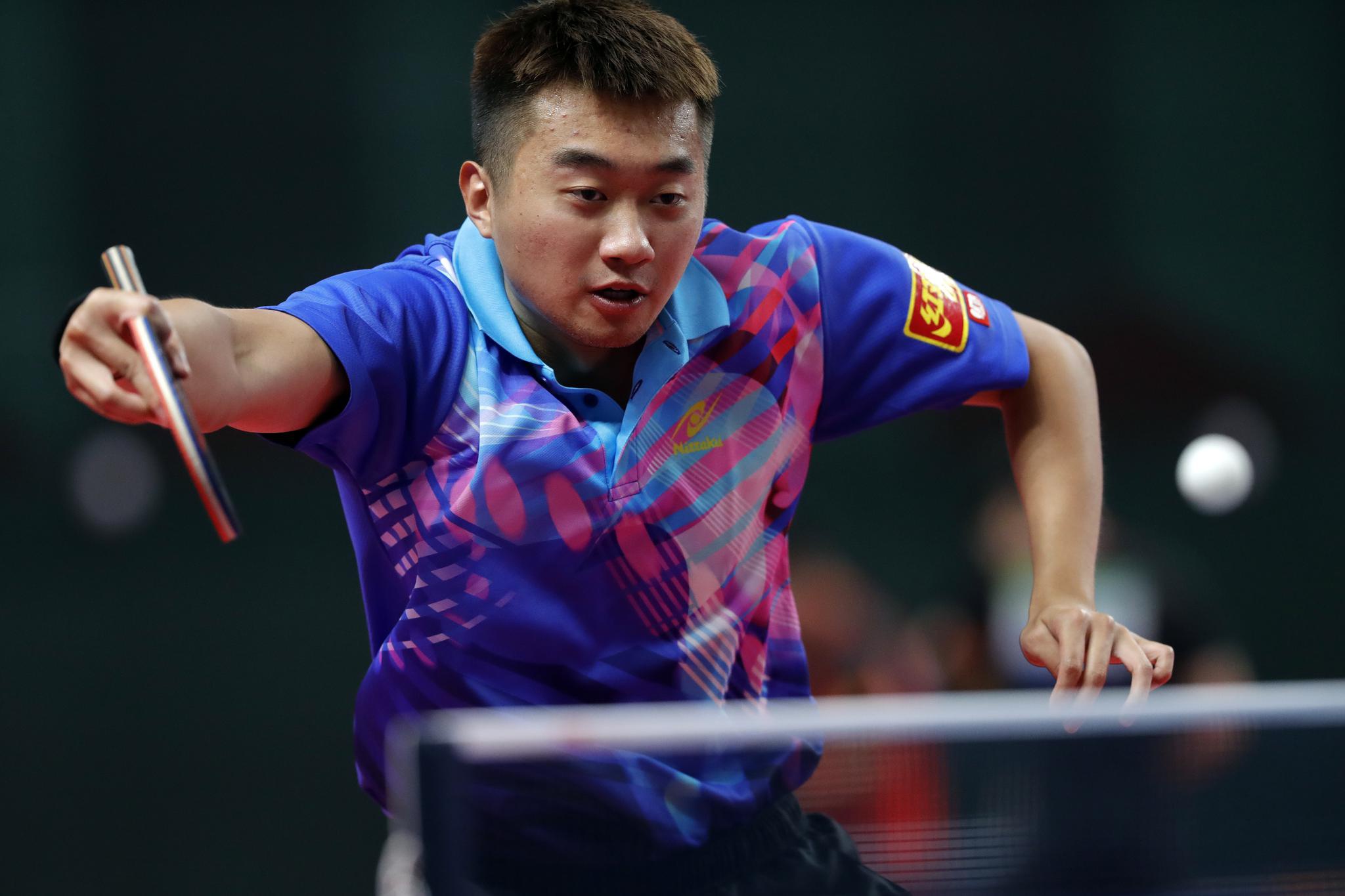 乒乓球——全运会资格赛:赵子豪晋级
