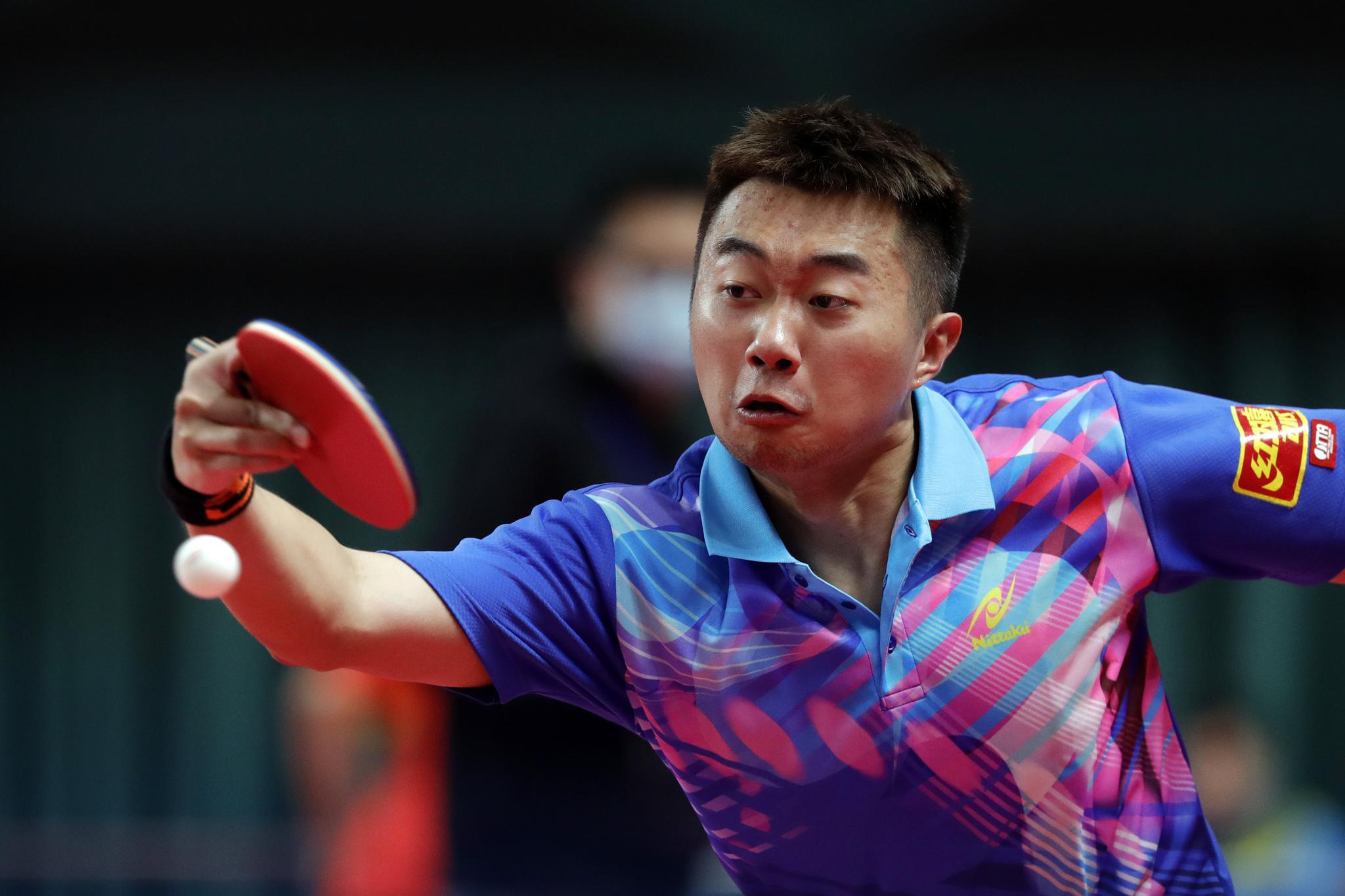 乒乓球——全运会资格赛:赵子豪晋级