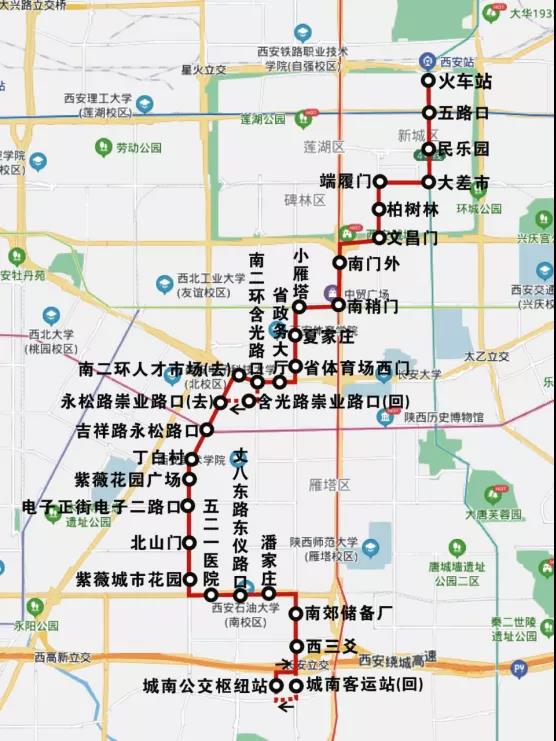 203路24日从西安公交集团获悉,我市将于3月25日调整203路,258路,278路