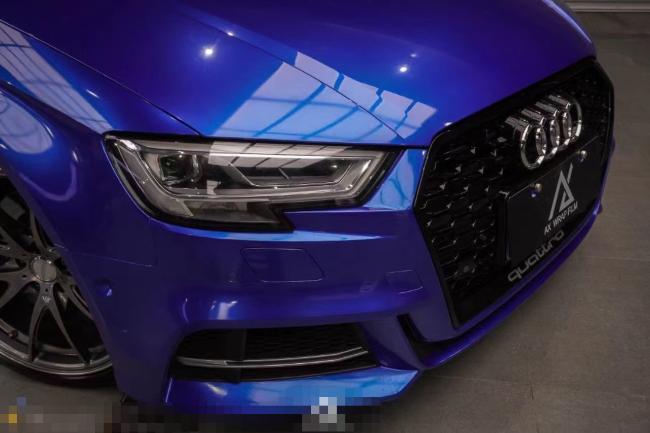 奥迪s3改色雪邦蓝 优雅?高贵?