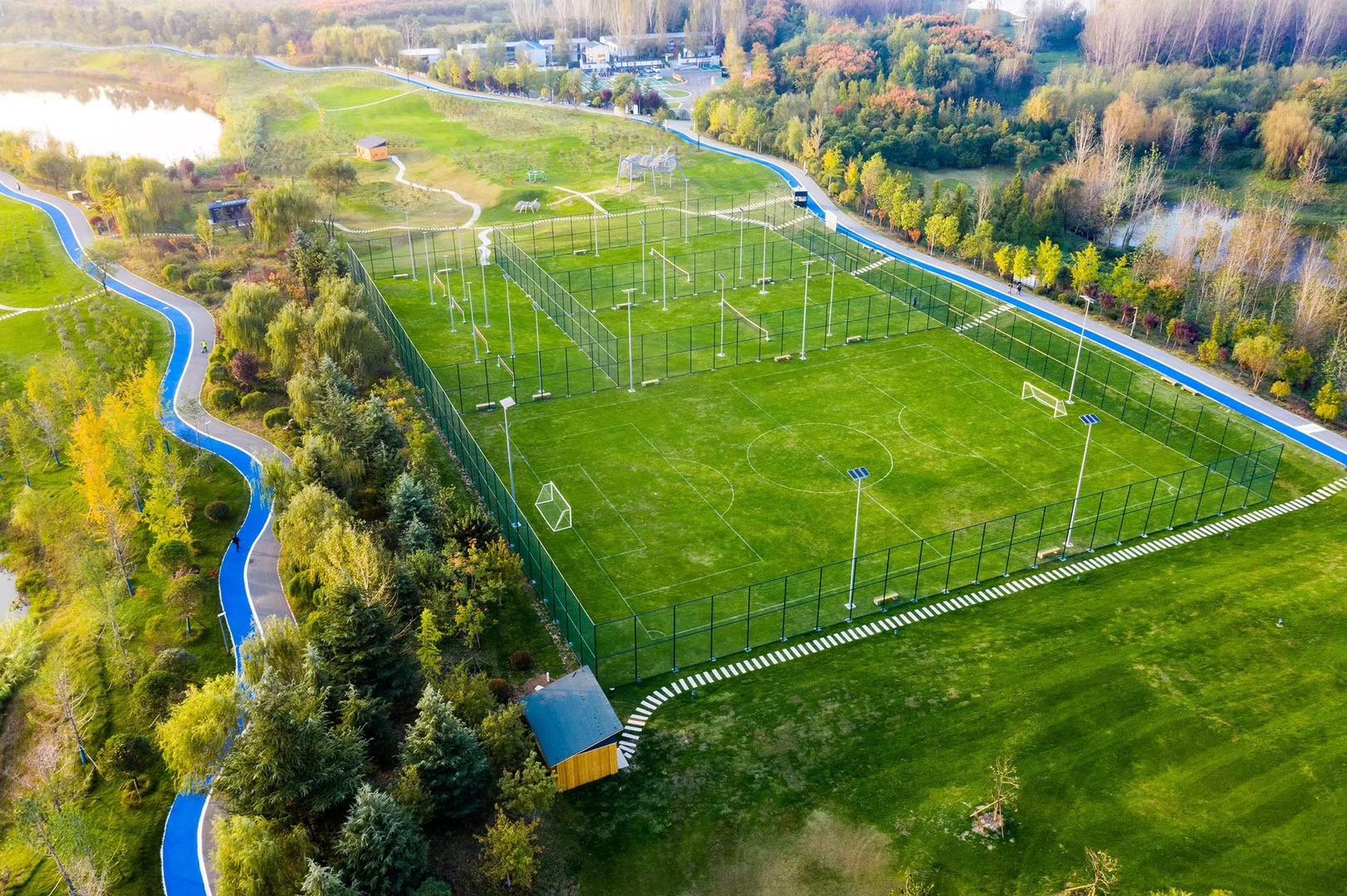 绿满长安又一个大型体育运动公园即将开放