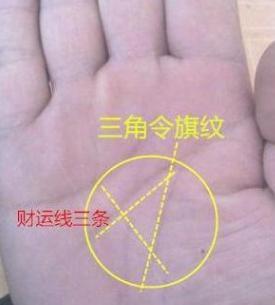 手中有"三角令旗纹"人,事业上贵人相扶,坐享其成|令旗|手相|财运_新浪