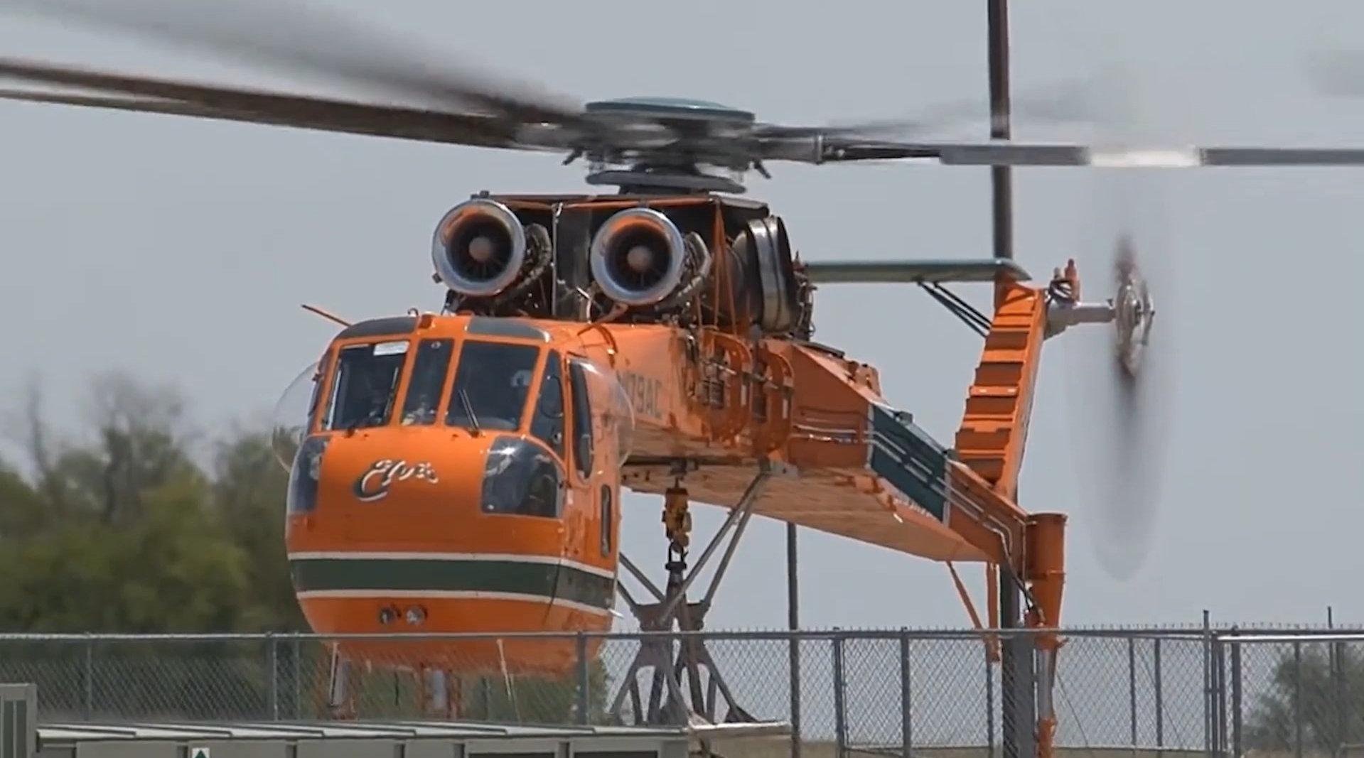 美国s-64重型直升机完美诠释