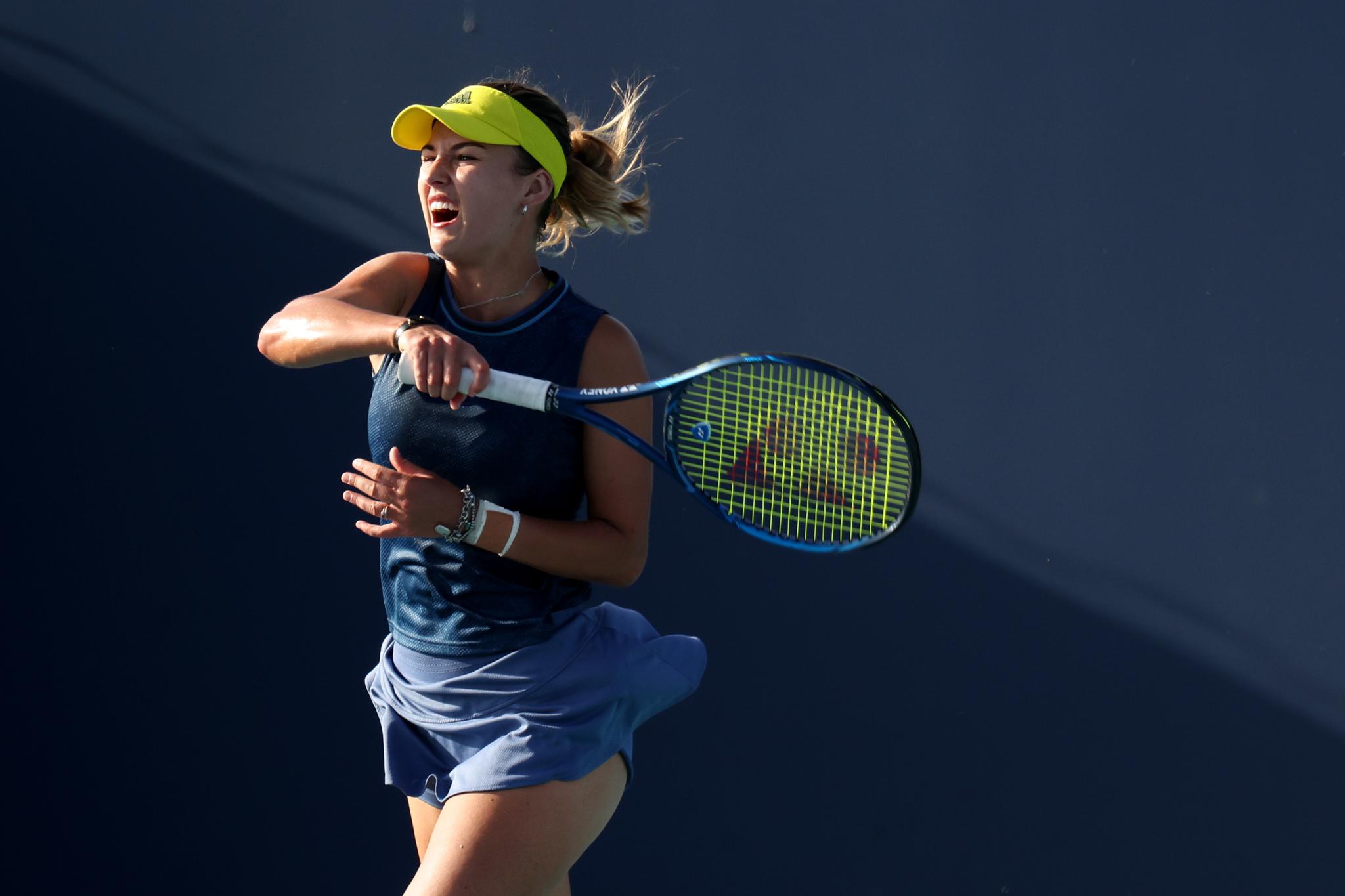 网球——迈阿密公开赛:穆古拉扎晋级