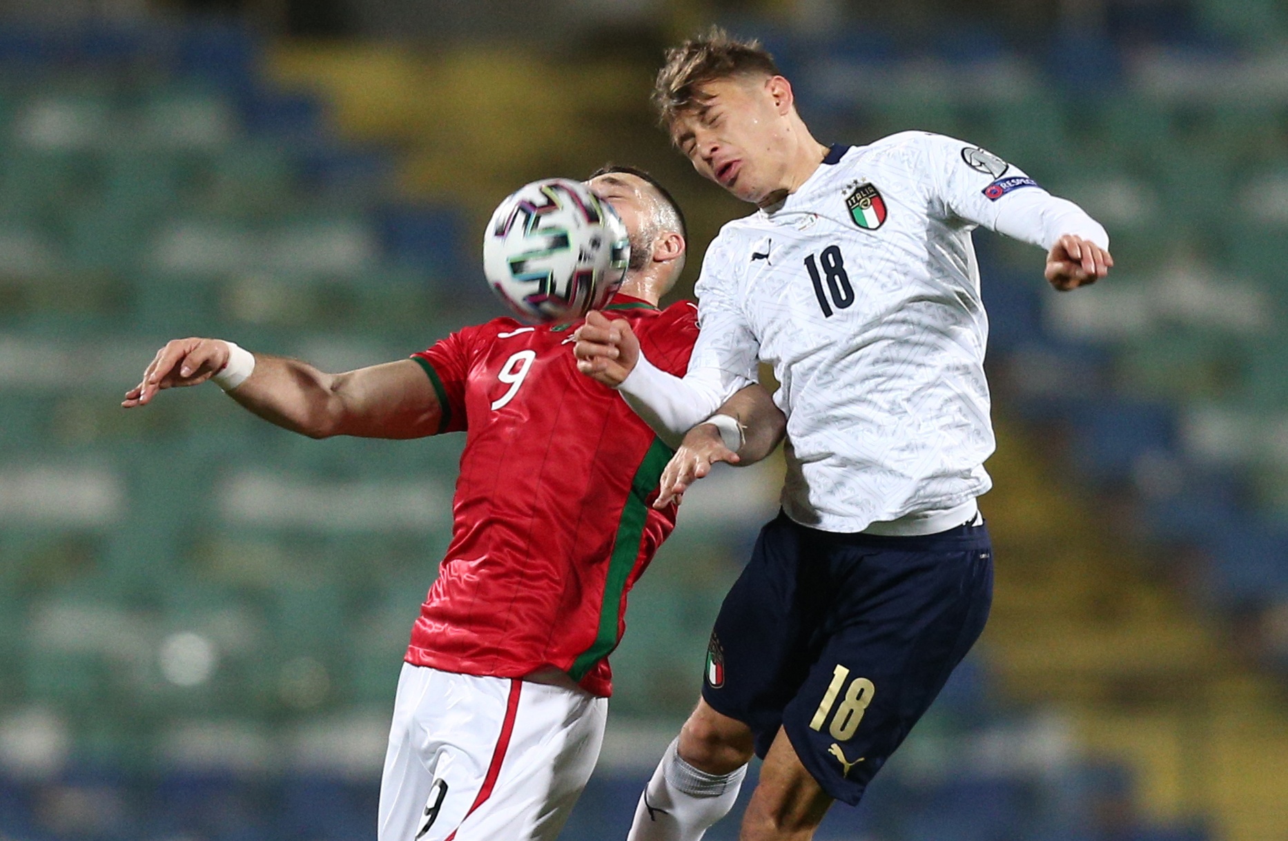 足球——世预赛:意大利胜保加利亚