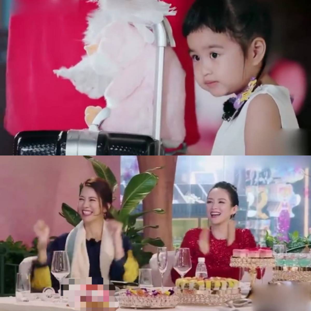 两人在15年生下一个女儿—包饺子,包文婧曾带着女儿上过不少综艺