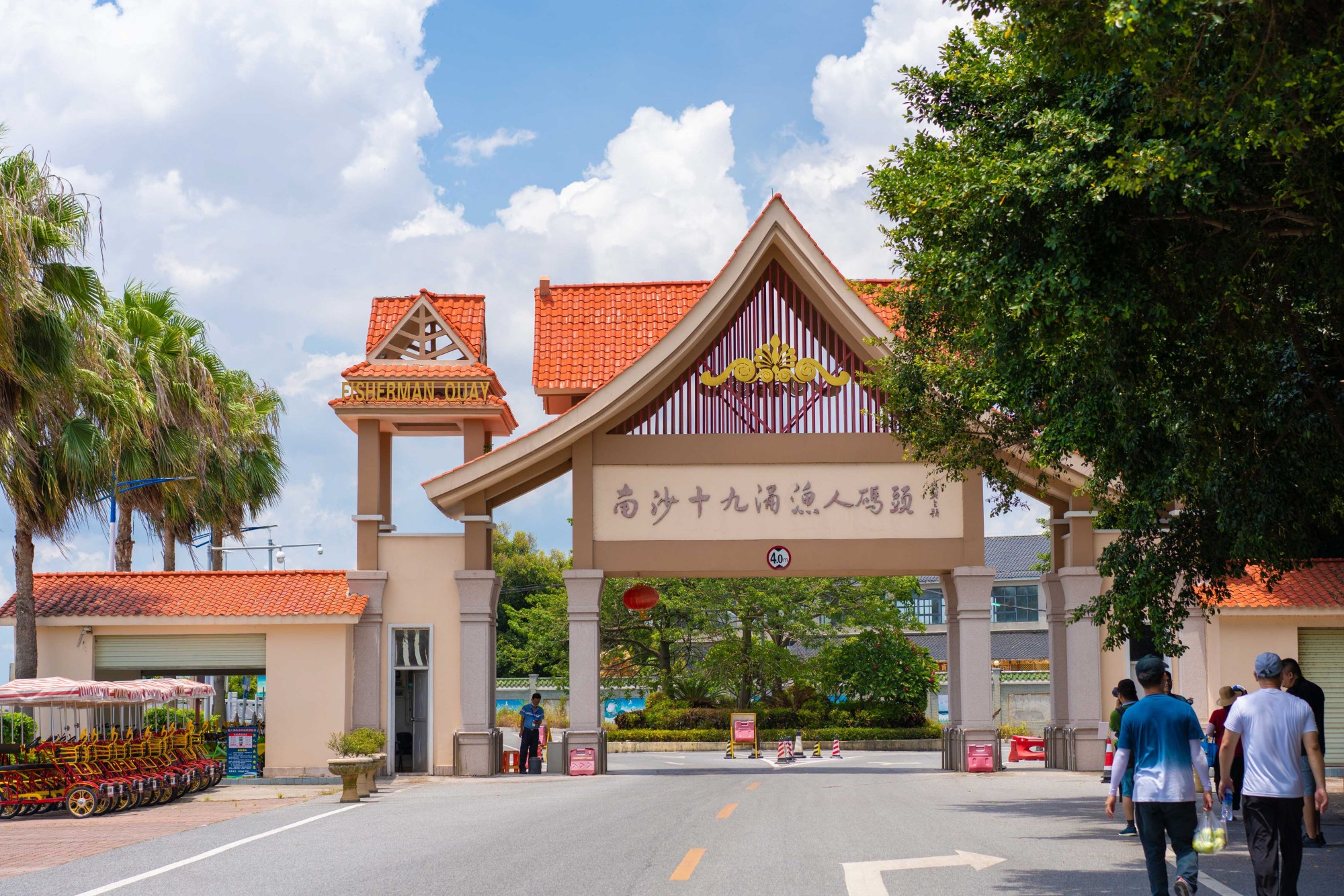 广州南沙有海味的景点著名海鲜一条街风景酷似东南亚