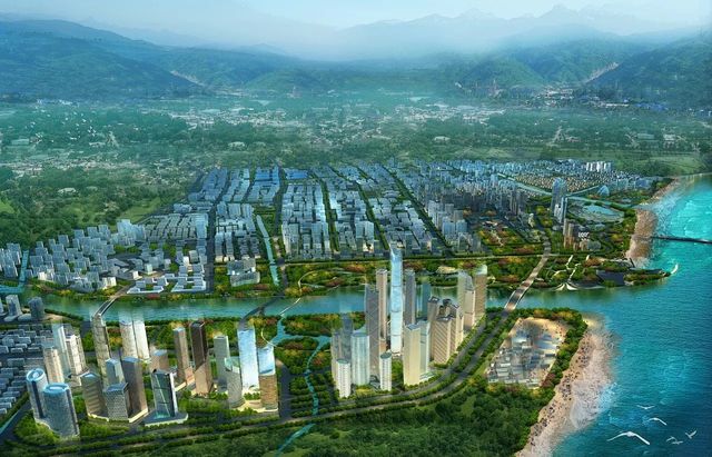 西海岸海洋活力区风河总部中心项目进展情况|西海岸|海洋|总部_新浪