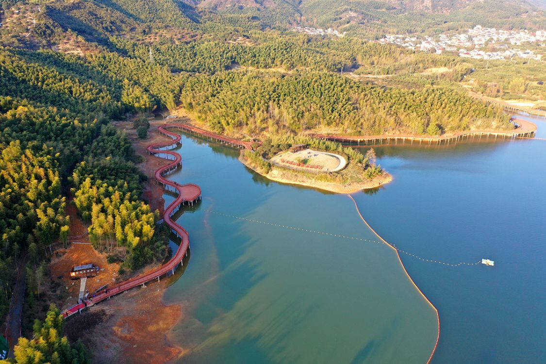 英雄水库,水上栈道,云湖仙境