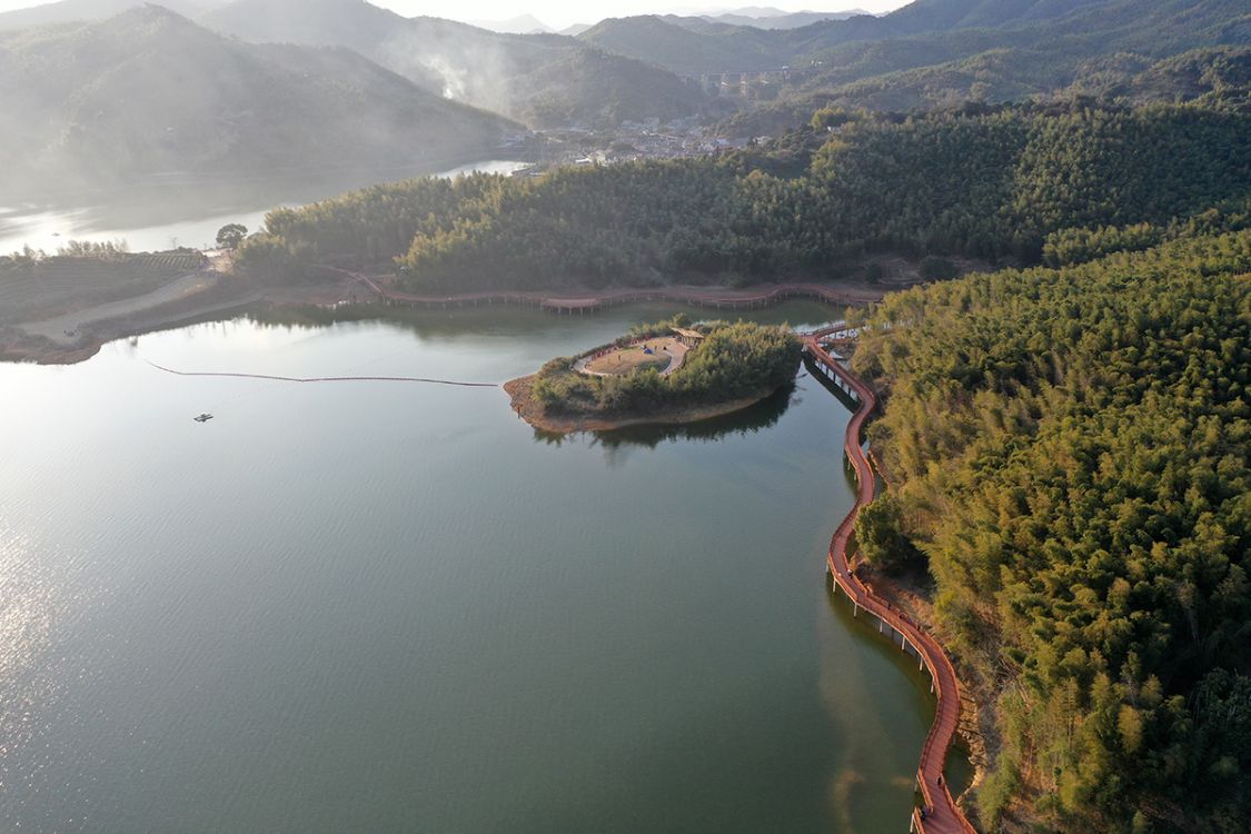 英雄水库,水上栈道,云湖仙境