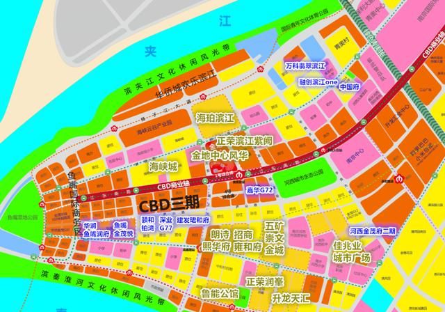 南京河西范围地图图片