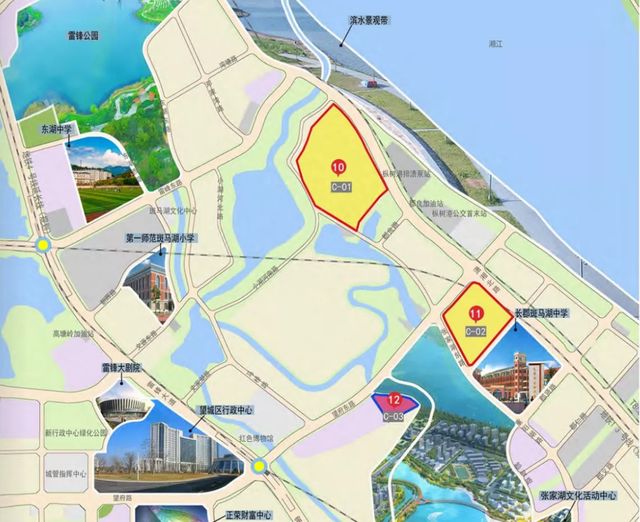 长沙滨水新城商业地块挂牌,建设总投资不低于2.8亿的企业总部