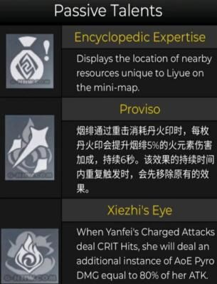 原神烟绯强度定位如何 原神烟绯技能天赋命之座攻略介绍