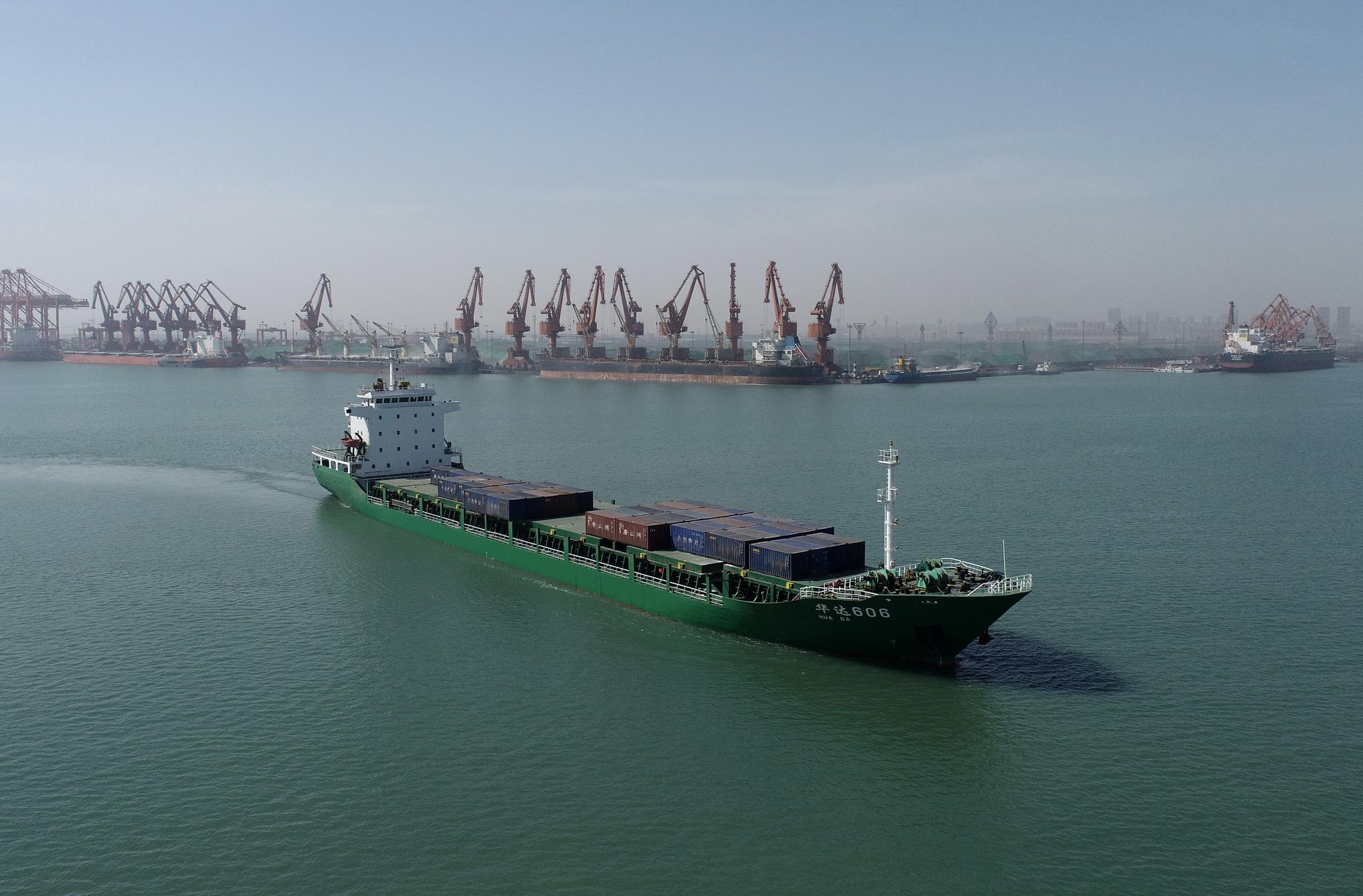 河北唐山港开通至韩国平泽港国际集装箱班轮航线