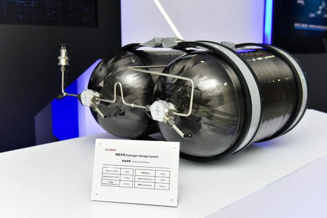 70mpa iv型车载储氢瓶储氢平台(hp)包括70mpa iv型储氢瓶,70mpa瓶口阀