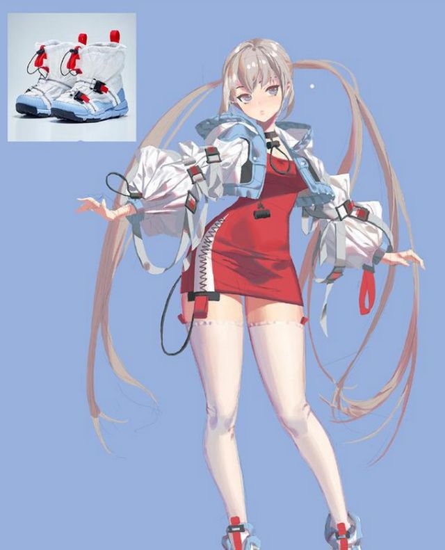画师大佬"暴走",将各种动静物拟人化,发饰直接变成劲爆辣妹