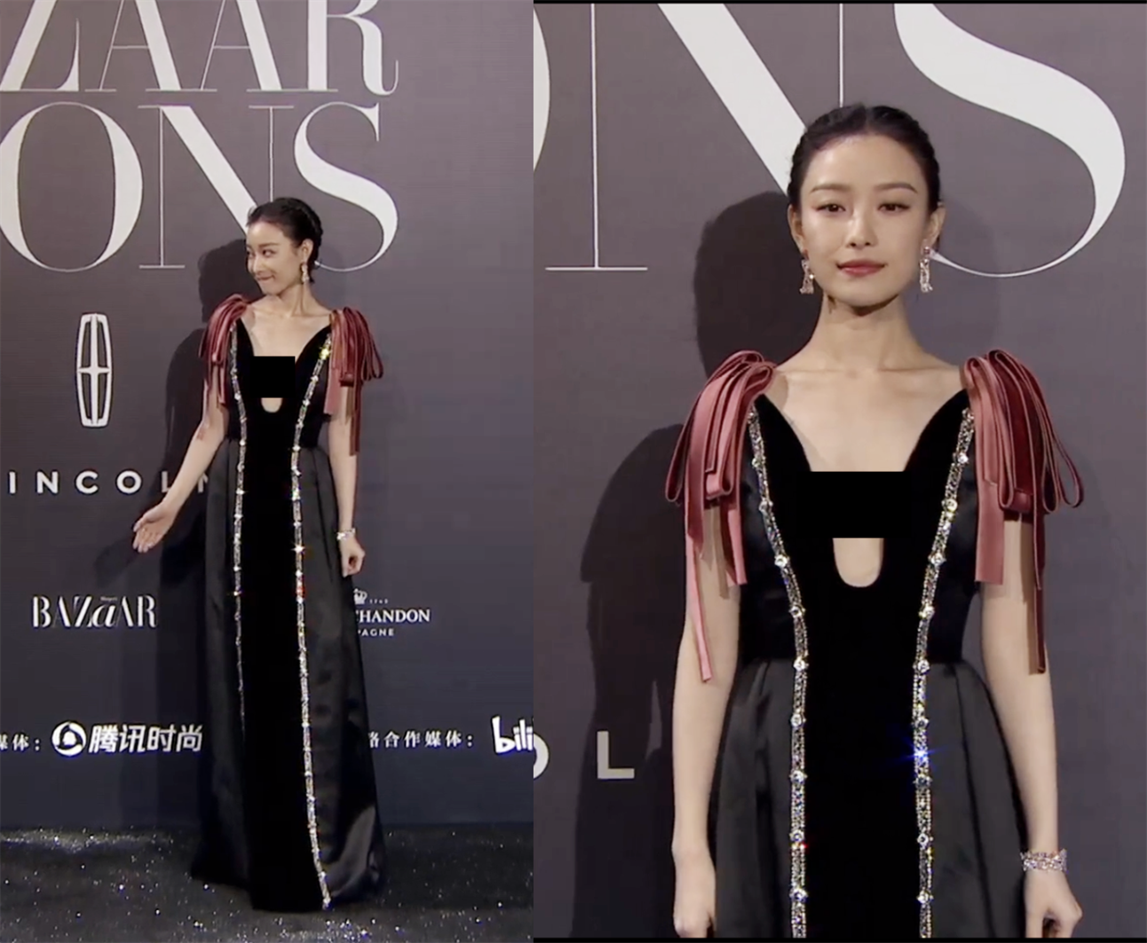 芭莎红毯,ab倪妮礼服靠颜撑,赵丽颖穿国产高定 珠宝让人惊喜