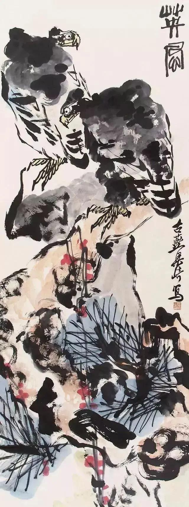 指画大师梁崎的精品绘画作品欣赏