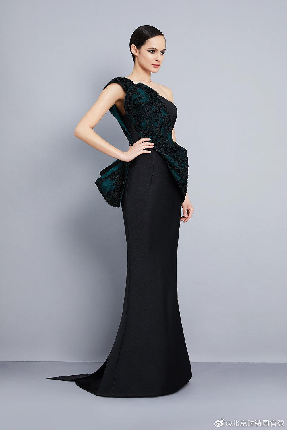 昨晚身着guopei17高定礼服