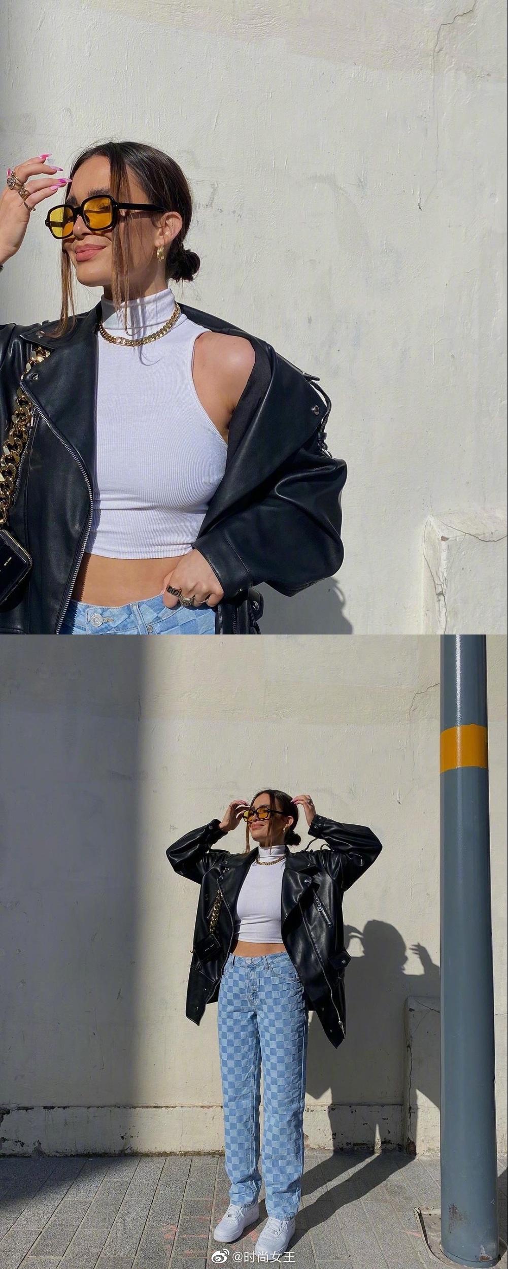 ins时尚博主的春日色彩感穿搭look合集