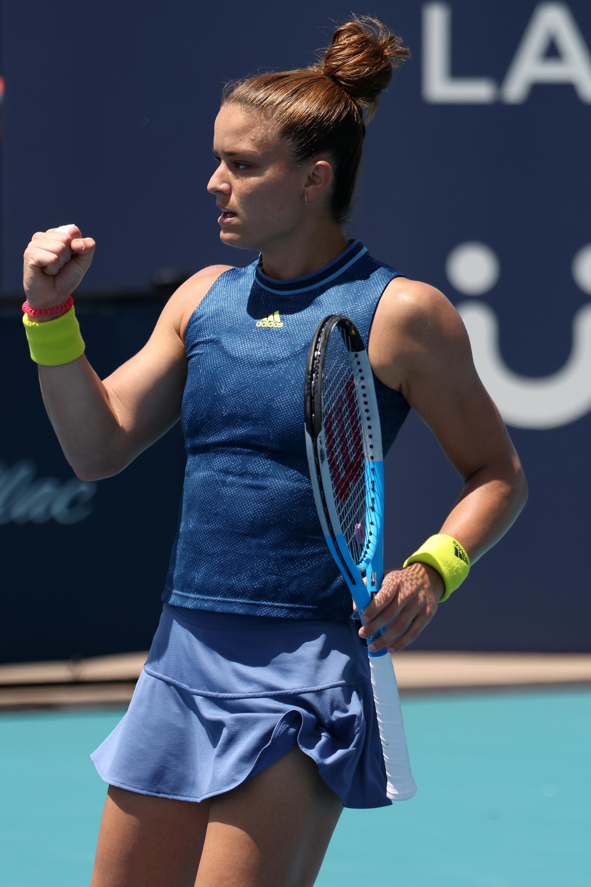 网球——迈阿密公开赛:萨卡里晋级半决赛