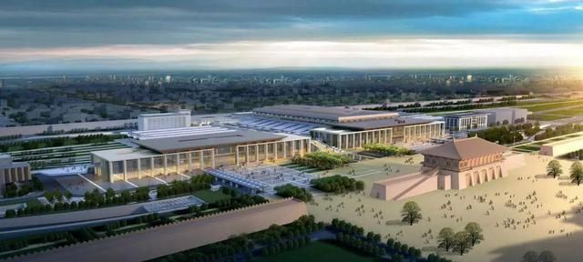 西安站改扩建工程北站房主体工程全部完成