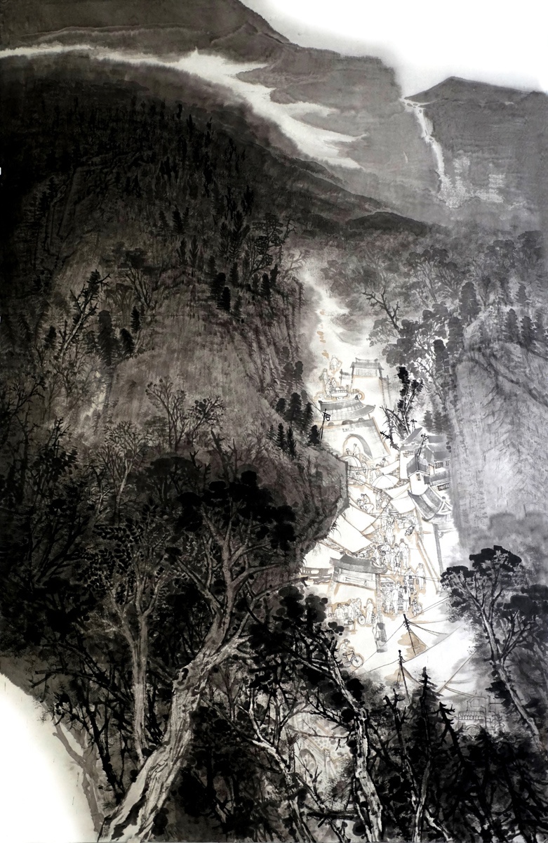 画作欣赏拥一份闲情守一份清静画家石磊作品欣赏